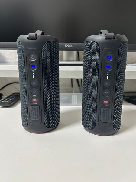 Ortizan スピーカー 2台 Bluetooth ワイヤレス 防水 40W 30時間再生 車載ハンズフリーマイク内蔵 AUX