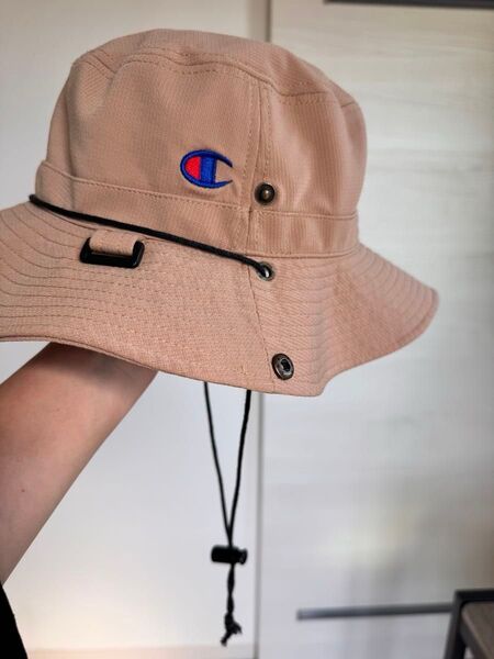 Champion バケットハット ブラウンベージュ