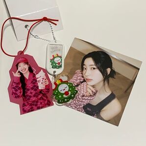 TWICE ダヒョン twiceくじ ネームタグキーホルダ strategy オーナメント&ミニポストカード 3個セット
