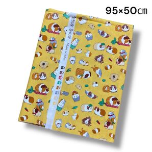 ハギレ シーチング モルモット ヤマブキ 95×50㎝