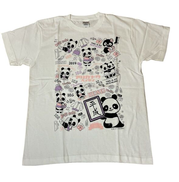 Tシャツ アリガトウヘイセイ ありがとう平成 スイーツ S 〜 M パンダ 可愛い ありがとう平成委員会