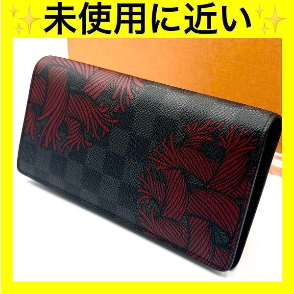 ルイヴィトン 長財布 限定コラボ ポルトフォイユブラザ ブラザ ダミエグラフィット クリストファーネメス