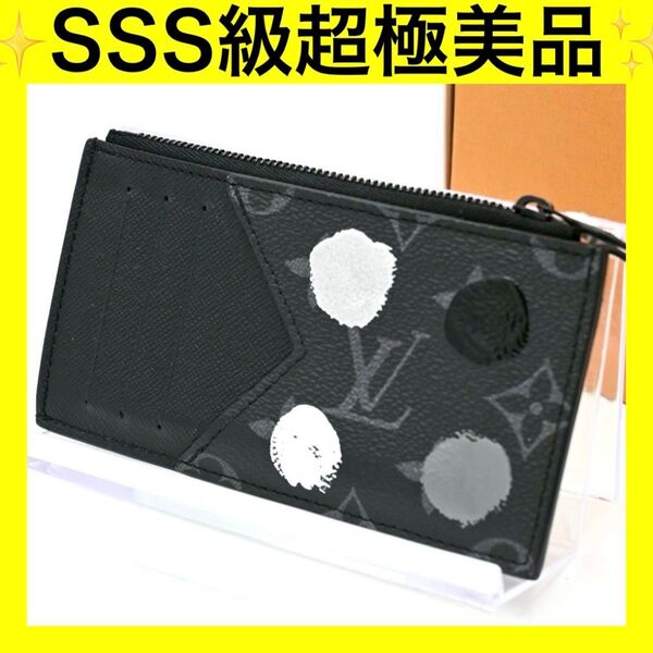 ルイヴィトン コインカードホルダー LOUIS VUITTON コインケース フラグメントケース 長財布 ブラック エクリプス