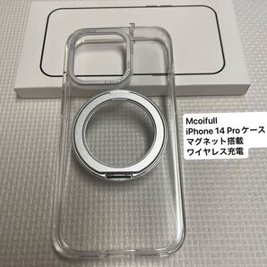 Mcoifull iPhone 14 Proケースマグネット搭載 ワイヤレス充電