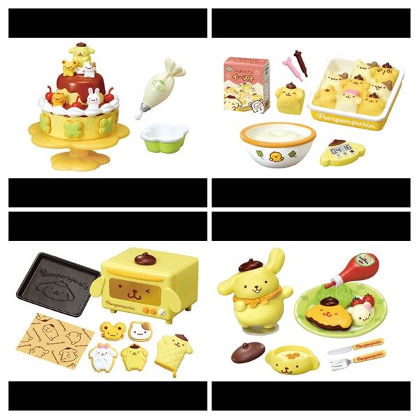 リーメント サンリオキャラクターズ ポムポムプリン だいすき!クッキング 4点