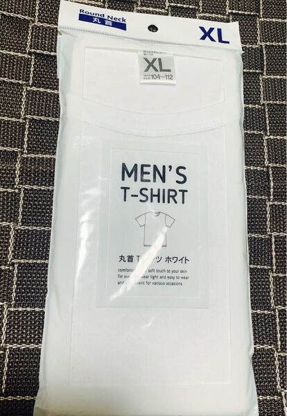 丸首Tシャツ ホワイトXL