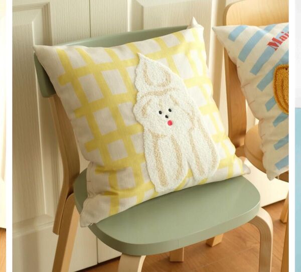 Maison terrier メゾン・テリア クッションカバー 45×45cm