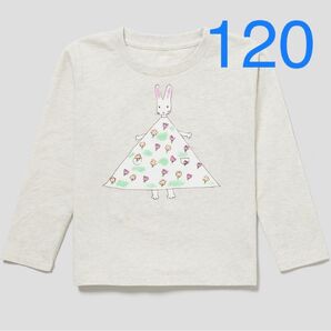 グラニフ わたしのワンピース 長袖Tシャツ 120 絵本