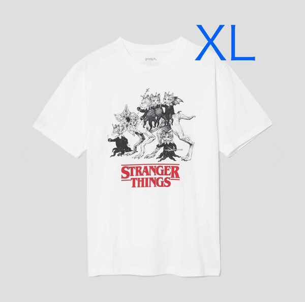 グラニフ STRANGER THINGS ヒグチユウコ 2 Tシャツ XL