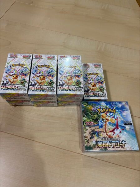 ポケカ ポケモンカード テラスタルフェスex 7BOX 楽園ドラゴーナ 1BOX 計8BOX