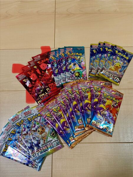 ポケカ ポケモンカード テラスタルフェスex 熱風のアリーナ バトルパートナーズ 超電ブレイカー 計22パック