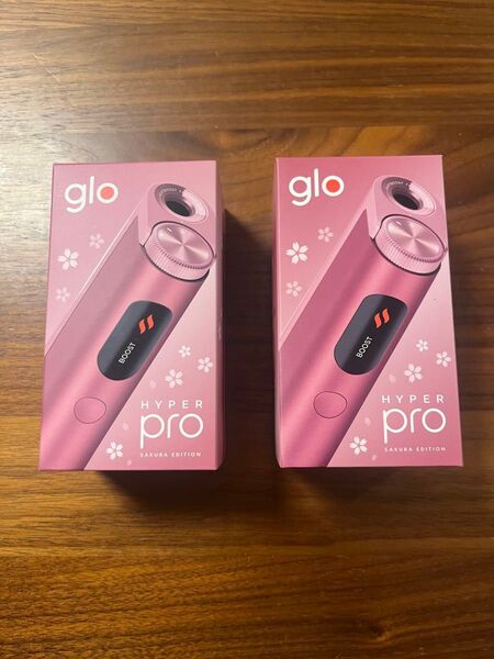 グロー hyper pro さくらカラー glo ハイパー プロ 製品登録可 2台まとめてセット