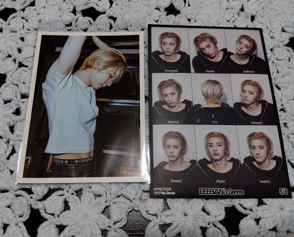 BOYNEXTDOOR イハン no genre (photobook ver)封入 フォト、ステッカーセット