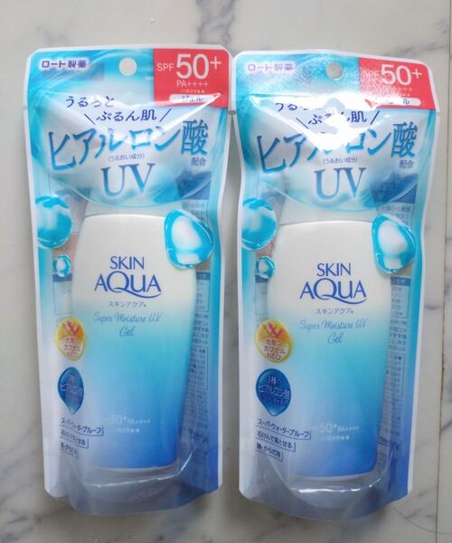 新品未開封 ロート製薬 スキンアクアスーパーモイスチャージェル 2本セット