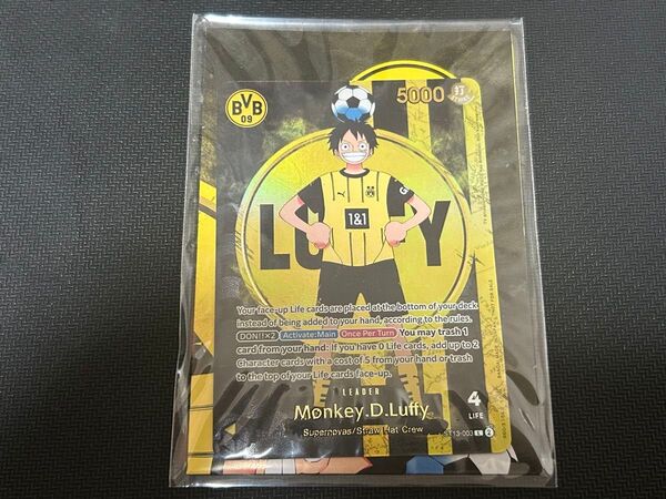 ドルトムント BVB ルフィ 英語 プロモカード ワンピースカードゲーム プロモ 海外限定