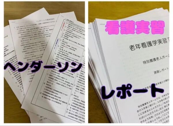 看護実習レポート ヘンダーソン