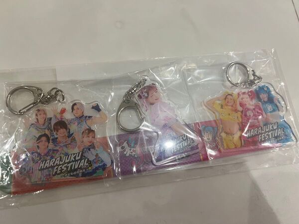 Harajuku festival リアルピース しなこ 竹下パラダイス キーホルダー アクリルキーホルダー ベビタピ 原宿フェス