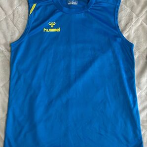 hummel ヒュンメル 吸湿速乾 ノースリーブシャツ サッカー ランニング スポーツ フィットネス 未使用 新品 美品 北欧