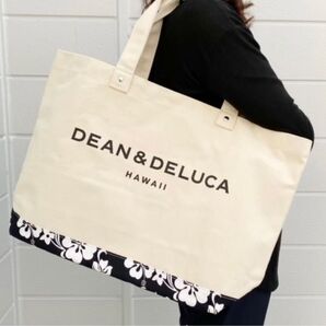 【新品】DEAN&DELUCA ハワイ限定 ハイビスカス柄トートバッグ