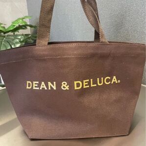 新品★DEAN&DELUCA ディーンアンドデルーカトートバッグブラウンSサイズ