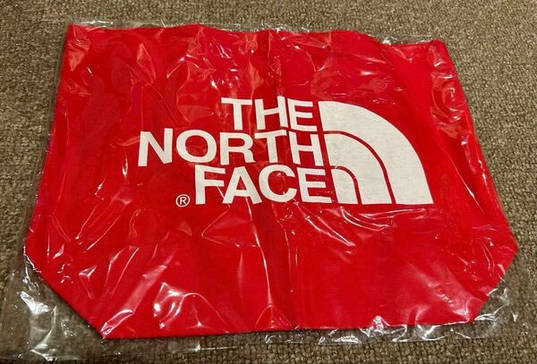 非売品★THE NORTH FACE トートバッグ 新品未開封品 ノースフェイス 赤色 ロゴトート