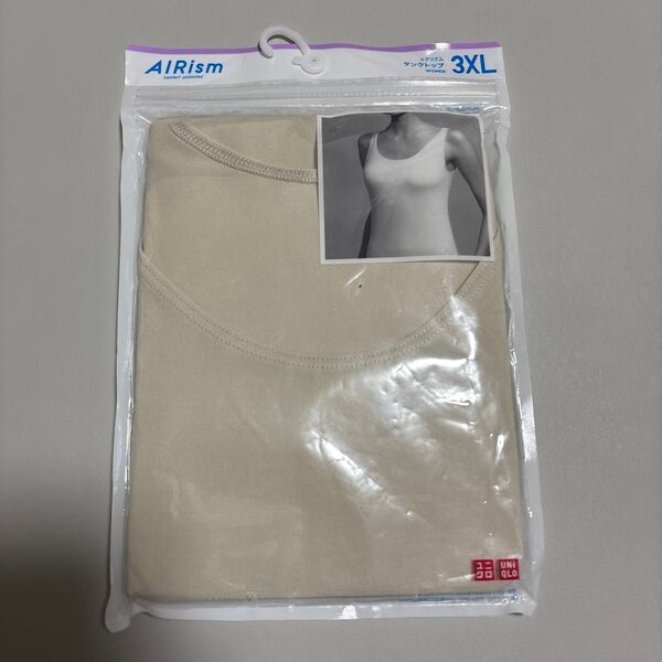 新品未開封 UNIQLO ユニクロエアリズムタンクトップ 3XL ベージュ