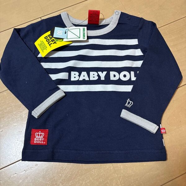 新品タグ付き ベビードール 長袖Tシャツ カットソー 80