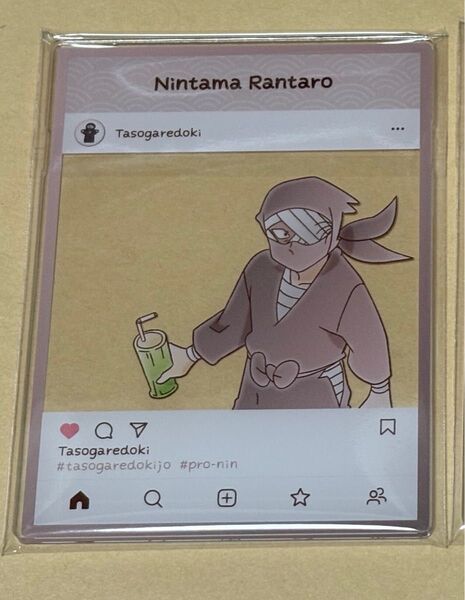 忍たま乱太郎 インスタ風 アクリルトレカプレート 雑渡