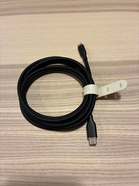 Anker PowerLine lll Flow USB-C & ライトニング ケーブル ミッドナイトブラック 1.8m