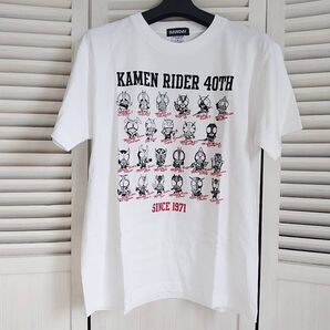 Kamen Rider 40th AnniversaryTシャツSサイズ 美品アニメ 戦隊モノ 仮面ライダー