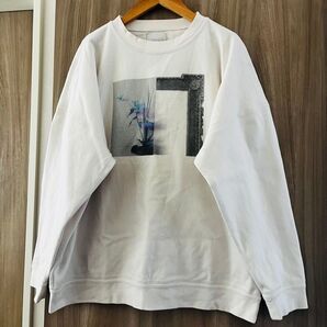 Lui's アートプリント フラワーアレンジ両面プリントスウェット