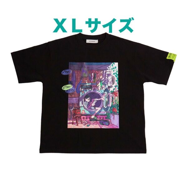 ずっと真夜中でいいのに。 Re:HP TOP TEE トップTシャツ 黒 XL