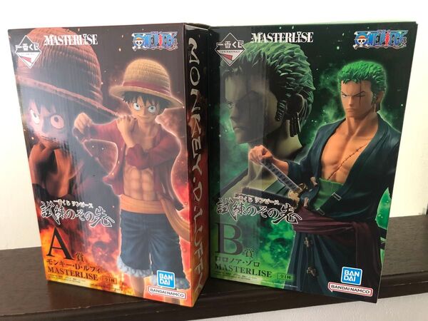 A賞 モンキー・D・ルフィ MASTERLISE B賞 ロロノア・ゾロ MASTERLISE セット品 ワンピース 一番くじ