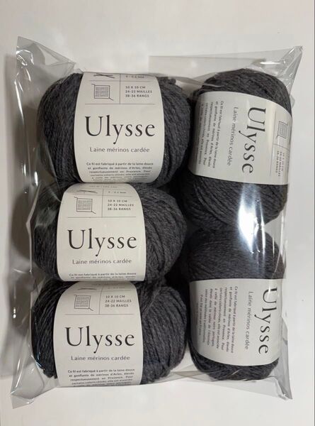 週末限定お値下げ◆de rerum natura◆Ulysse Laine merinos cardee ◆5玉セット