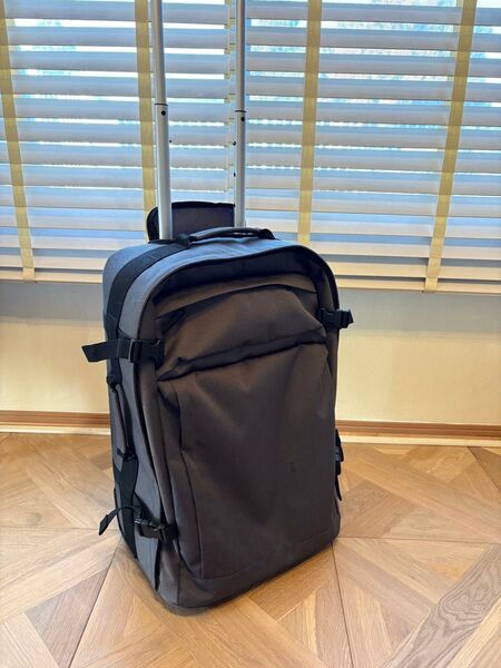 無印良品◆撥水ソフトキャリーケース(40L)ダークグレー ◆