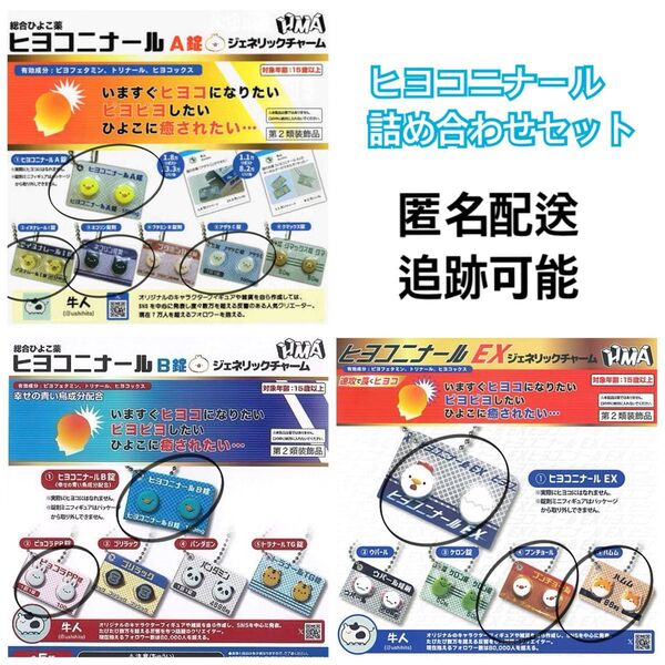 ヒヨコニナールA錠 B錠 EX ジェネリックチャーム 詰め合わせ