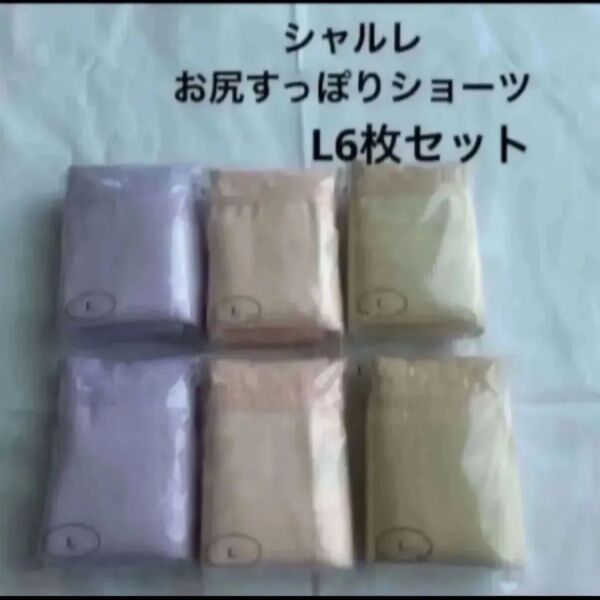 シャルレ お尻すっぽりデイリーショーツ L6枚セット