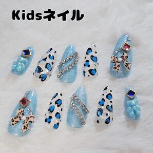 No.15★Kidsネイルチップ KOGYARU コギャル