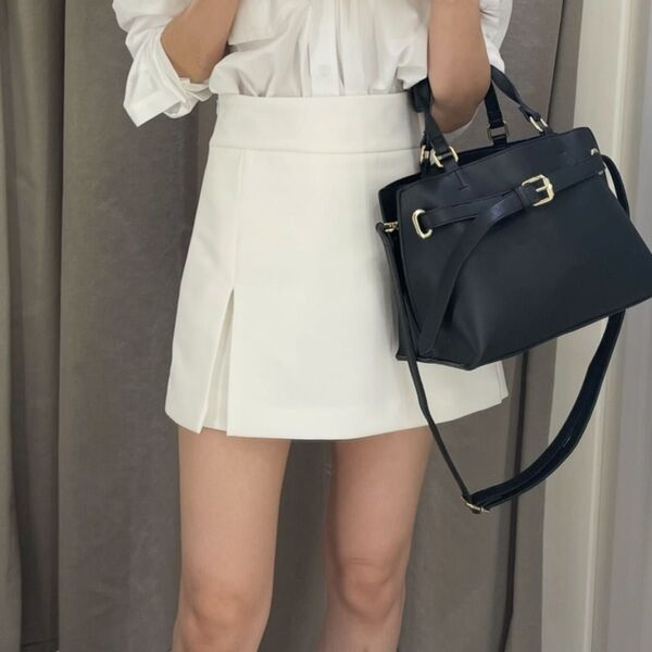 zara ショートパンツ ミニスカート スコート ホワイト 白