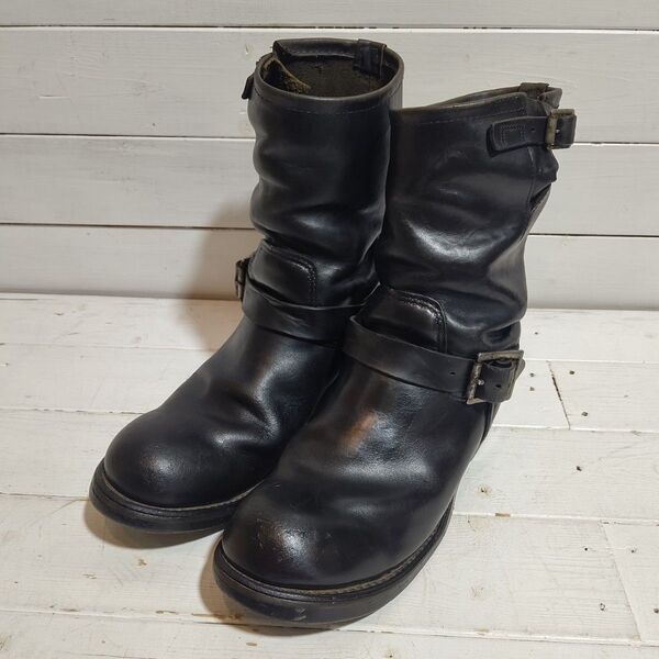 USA製 REDWING レッドウィング エンジニアブーツ PT91 茶芯