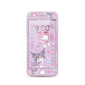 iPhone SE2/SE3 保護フィルム iPhone8 iPhone7 強化ガラスフィルム クロミちゃんマイメロディ