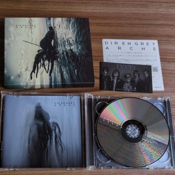 DIR EN GREY ARCHE (初回生産限定盤) 2枚組仕様CD 特典 ステッカー付 鱗 咀嚼 濤声 空谷の跫音