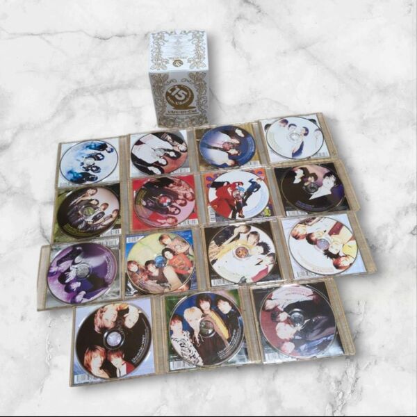 L'Arc~en~Ciel 15th 12cm CD コレクション 初回盤ピクチャーレーベル仕様CD 15枚セット 収納 BOX付