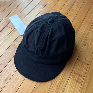 comoli シルクネップ キャップ 25ss コモリ 新品 新作 帽子 ブラック CAP