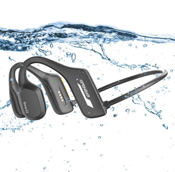 骨伝導イヤホン 水泳 IP68完全防水 こつでんどう ヘッドホン bluetooth 5.3 32GBメモリ内蔵 最大6000曲