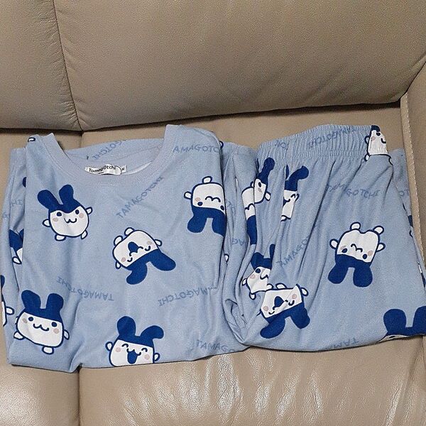 たまごっち みみっち パイル生地ルームウェア上下セット Mサイズ