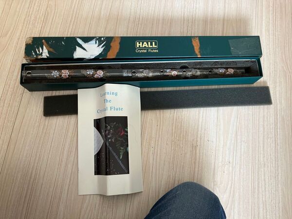 HALL Crystal Flutes Flute in D Made in USA 日本語マニュアル付き