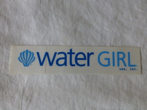 patagonia Water GIRL ステッカー Water GIRL usa、inc. ウォーターガール パタゴニア PATAGONIA patagonia