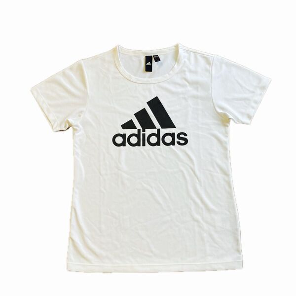 adidas Tシャツ レディース ホワイト系