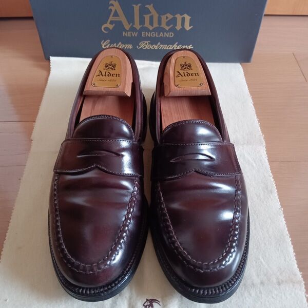 新着【極上】ALDEN7140SHIPS別注#オールデンコードバン